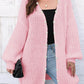 Open Front Long Sleeve Cardigan
