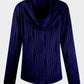 Textured Long Sleeve Hoodie