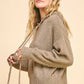 Davi & Dani Drop Shoulder Long Sleeve Hooded Sweater