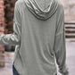 Mandy Drawstring Drop Shoulder Long Sleeve Hoodie