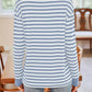Striped Round Neck Long Sleeve T-Shirt