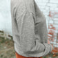 Round Neck Dropped Shoulder Sweatshirt