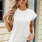 Round Neck Cap Sleeve T-Shirt