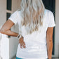 Full Size Letter Graphic Round Neck Short Sleeve T-Shirt