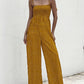 Beautiful Bea Square Neck Spaghetti Strap Jumpsuit