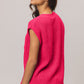BiBi Patch Pocket Cap Sleeve Sweater Top - Brand BiBi