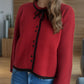 Button Down Long Sleeve Cardigan