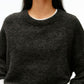Round Neck Drop Shoulder Sweater