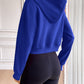 Ivy Lane Zip Up Dropped Shoulder Hooded Jacket