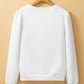 Textured Round Neck Long Sleeve Top