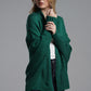 Open Front Batwing Sleeve Cardigan