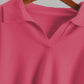 Johnny Collar Long Sleeve Top and Pants Sweater Set