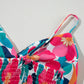 Printed V-Neck Maxi Cami Dress