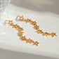 Stainless Steel Cutout Star Earrings