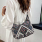 Geometric Adjustable Strap Crossbody Bag