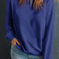 Round Neck Dropped Shoulder Sweatshirt