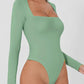 Square Neck Long Sleeve Bodysuit