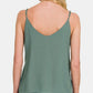 Zenana Two Layered Spaghetti Strap Cami