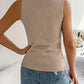 Openwork V-Neck Knit Vest