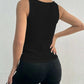 Lace Detail Square Neck Wide Strap Tank
