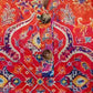 Full Size USA Themed Printed Notched Short Sleeve Blouse