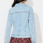 Button Up Long Sleeve Denim Shacket