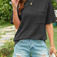 Full Size Round Neck Half Sleeve T-Shirt