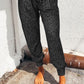 FULL SIZE Leopard Print Joggers with Pockets