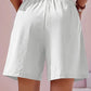 Full Size Pocketed Elastic Waist Shorts