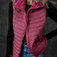 Pocketed Zip Up Vest Coat