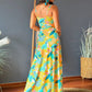 Full Size Twisted Printed V-Neck Cami Dress