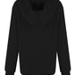 Drawstring Quarter Button Long Sleeve Hoodie