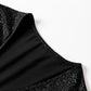 Glitter Surplice Long Sleeve Blouse