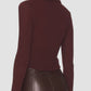 Johnny Collar Long Sleeve Knit Shirt