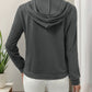 Perfee Pearl Butterfly Long Sleeve Hoodie