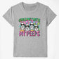 CHILLING WITH MY PEEPS Round Neck T-Shirt