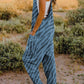 Double Take Full Size Printed V-Neck Sleeveless Jumpsuit