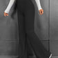 Ribbed High Waist Bootcut Pants