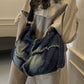 Raw Hem Gradient Crossbody Bag