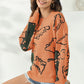 Dinosaur Print Pullover Sweater