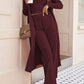 Drawstring Tank, Long Sleeve Cover Up and Pants Set