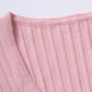 Half Button Scoop Neck Short Sleeve Knit Top