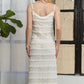 ADORA Lace Scoop Neck Midi Cami Dress