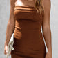 Amanda Full Size Slit Tube Midi Dress