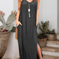 Slit Scoop Neck Sleeveless Maxi Dress
