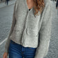 Button Down Long Sleeve Cardigan