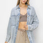 RISEN Button Up Long Sleeve Shacket