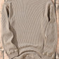 Round Neck Dropped Shoulder Sweatshirt