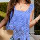 Cutout Wide Strap Cover-Up