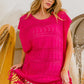 BiBi Fringed Hem Knit Top - Brand BiBi